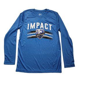 MLS Montreal Impact Boys Performance Long Sleeve Tee Size‎ M (10/12)